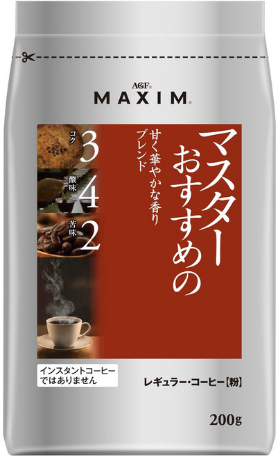 AGF MAXIM 大師推薦 甜美華麗風味綜合, 標準, 1個, 200g