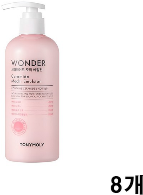 토니모리 원더 세라마이드 모찌 에멀전, 300ml, 8개