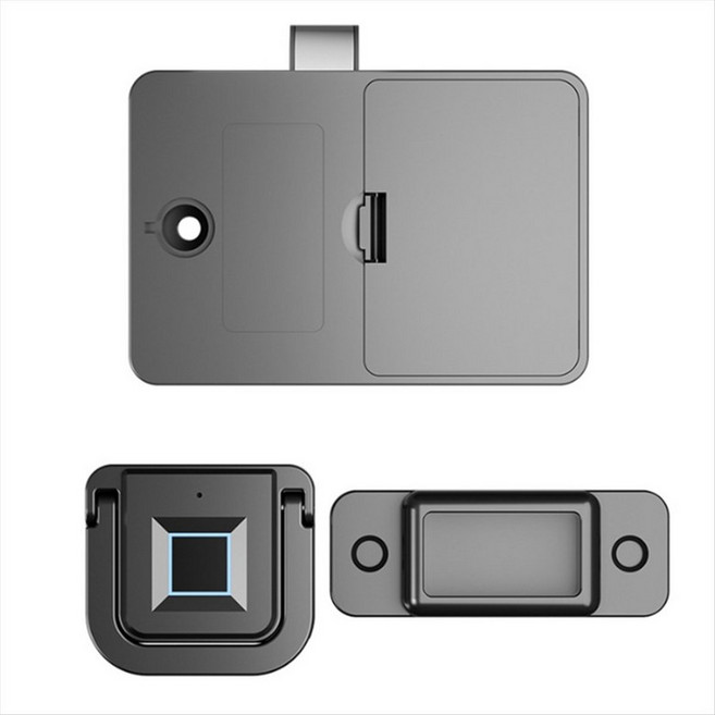 스마트 서랍 지문 잠금 지문 잠금 장치 홈 로커 잠금, 그림처럼