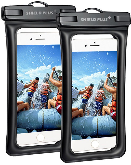 1+1 쉴드플러스 IPX8 하이드로쉴드 프리미엄 방수팩 U1, 1개, 블랙+블랙