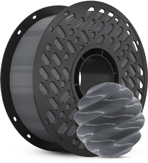 CaiLab PETG 3D 프린터 필라멘트 1.75mm 1kg 고인성 친환경 소재 | 뱀부랩 3D 프린터(P1S P2S A1등) 호환, 그레이, PETG 1KG