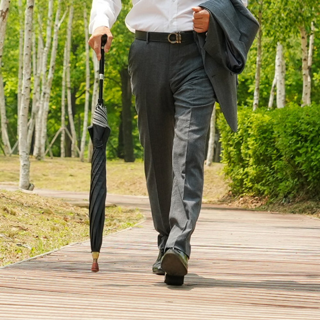 에버모어 초경량 어르신 노인 지팡이 환자용 의료용 지팡이 고급형 가벼운 지팡이 할머니 우산, 네이비, 1개