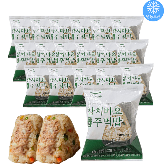 한우물 참치마요 구운주먹밥 100g x 18개 / 코스트코 주먹밥