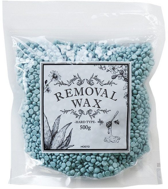모엔드 대용량 프리모 제모하드왁스 알로에 베라 모든부위용, 500g, 2개