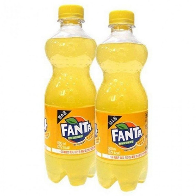 박스단위대량 환타 파인 탄산 음료수 업소용 500ml 24페트 청량음료, 1개, 1g