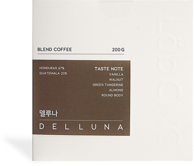 랩씨앤씨 델루나 블렌드 200g, 에스프레소용 분쇄, 에스프레소, 1개
