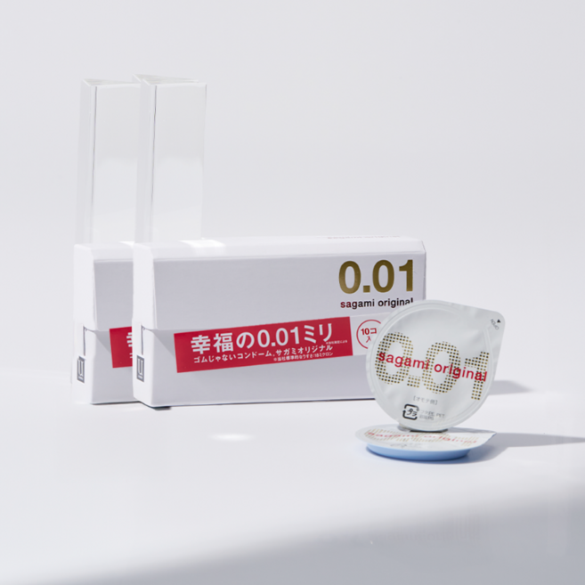 사가미오리지널 콘돔 0.01, 10개입, 2개