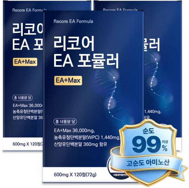 [정품] 리코어 EA 포뮬라, 3개, 120정