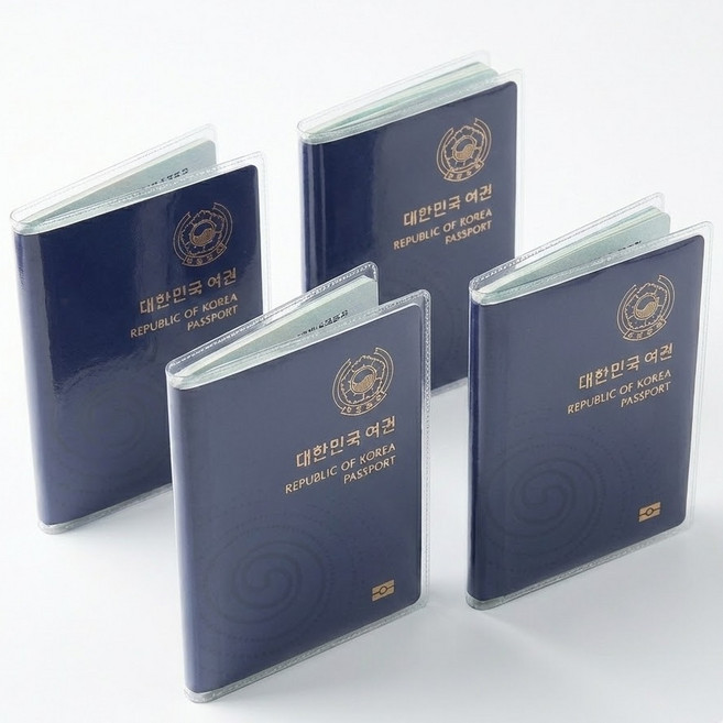 여권케이스 투명 4p 세트