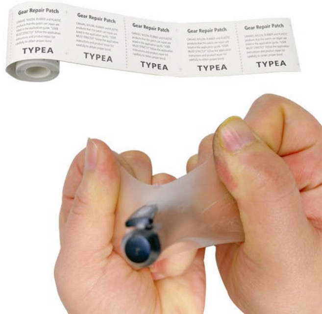 텐트 수선 수리 패치 타프 에어매트 튜브 방수 키트 찢어짐 보수 테이프 롤타입, 1개