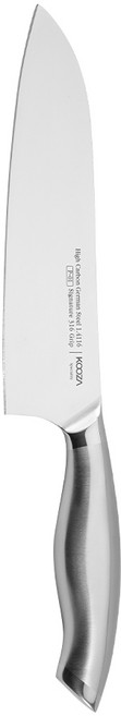 KOOZA P-1 쿠도 프리미엄 올스텐 주방용 아시안 셰프 나이프 (산도쿠), 1개