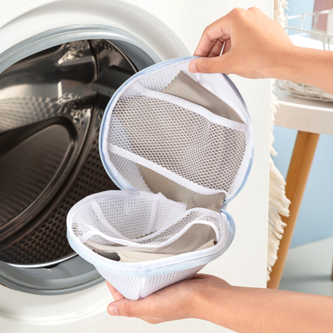 인사이트셀 튼튼한 속옷 브레지어 세탁망, 블루, 2개