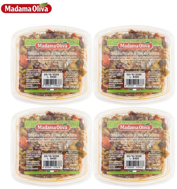 마다마 냉장 스파이시 카스텔베트라노 올리브 샐러드 150g X 4개