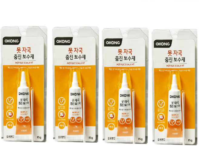 오공 못 자국 충진 보수제 15g, 4개
