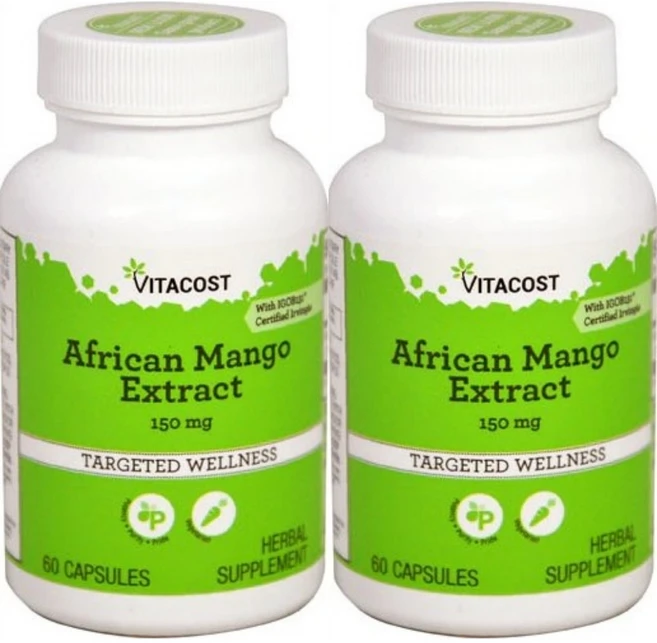 비타코스트 아프리카 망고 추출물 150mg, 60정, 2팩 - 쿠팡