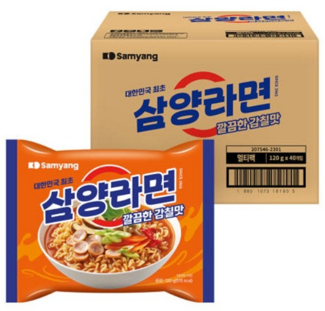 삼양 라면 120g x 20입, 100개