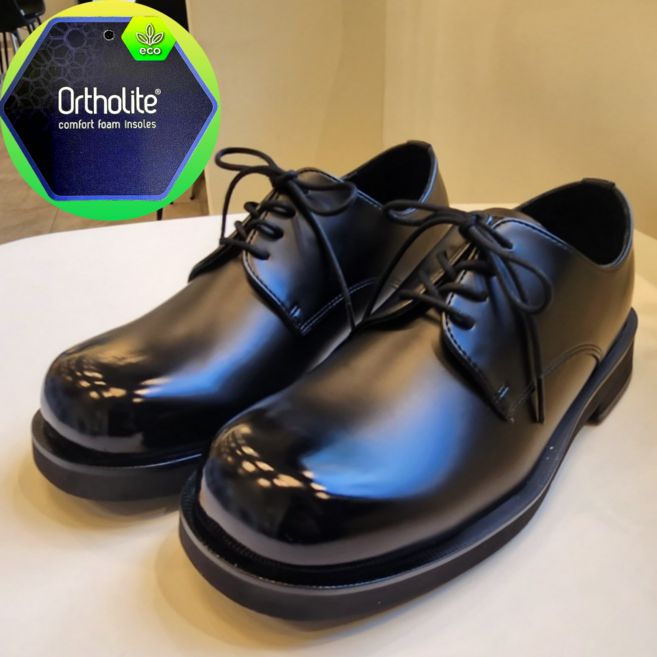 로버 남성구두 키높이 유광 발편한 발볼넓은 더비슈즈 정장 캐주얼구두 250~290