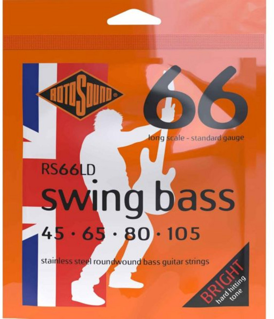 Rotosound 로토사운드 RS66LD 롱 스케일 스윙 66 베이스 현, 1개