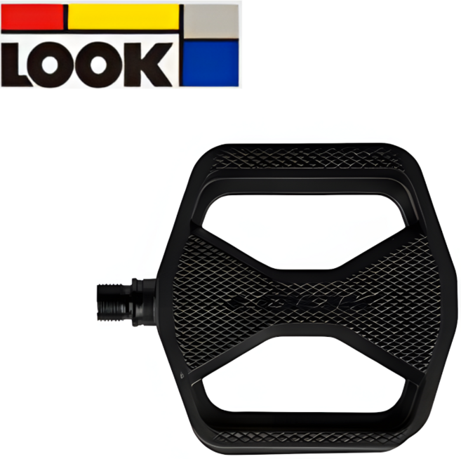 룩 LOOK - 지오시티 GEO CITY 평페달 - 픽시, 1개, 1cm, 블랙
