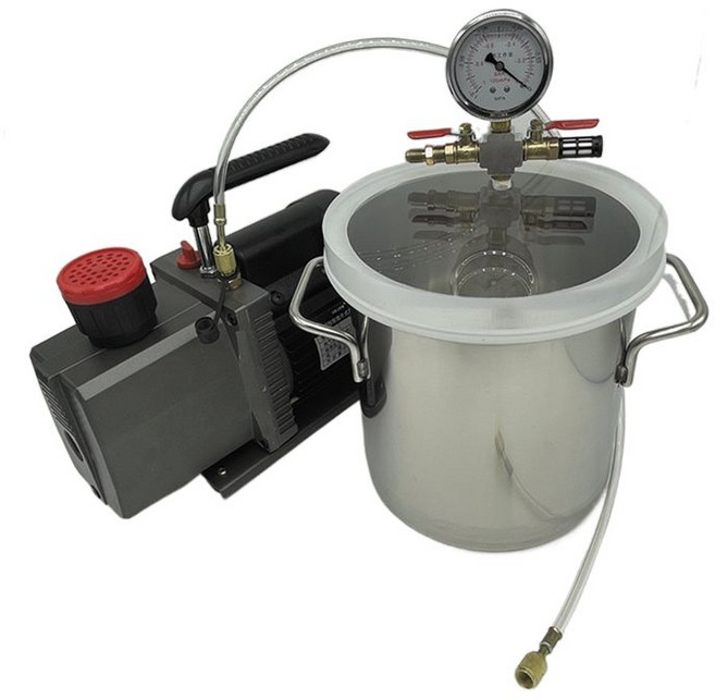 탈포기 소형 기포제거 오일프리 에폭시 펌프 수동탈포기 압출기, 1개