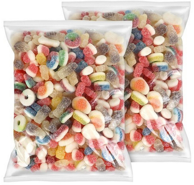 Fini 해피 사우워 믹스 젤리, 1kg, 2개