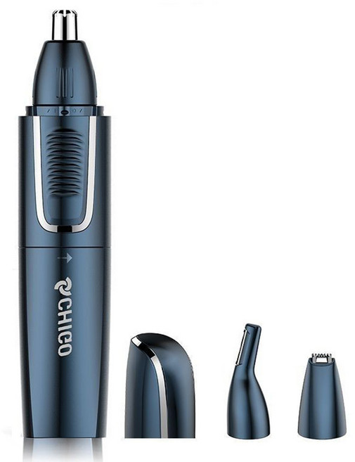 코털제거기 안전헤드 방수 USB충전식 솜털 코털 2in1휴대용 전동 코털제거기, 가족용 세트