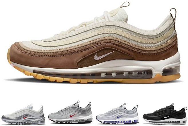 나이키 에어 맥스 97 에어맥스 스니커즈 에어쿠션 러닝 스타일 운동화