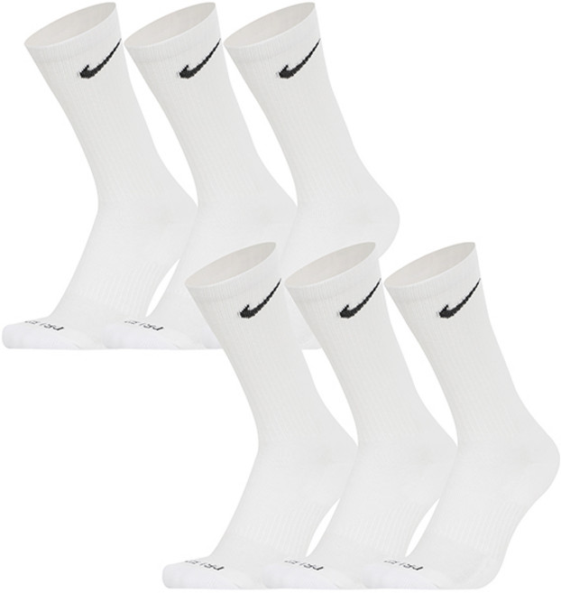 나이키 스포츠양말 레깅스양말 장양말 에브리데이 플러스 쿠션 크루 삭스 6켤레 (6p)