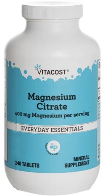 비타코스트 마그네슘 시트레이트 Vitacost Magnesium Citrate 240정, 1개 - 쿠팡