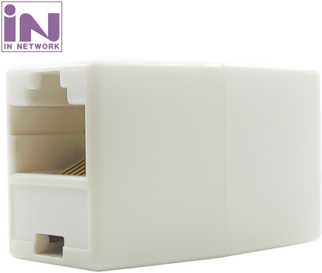 인네트워크 핀타입 I형 커플러 화이트 IN-COUPLEIW INT253, 1개