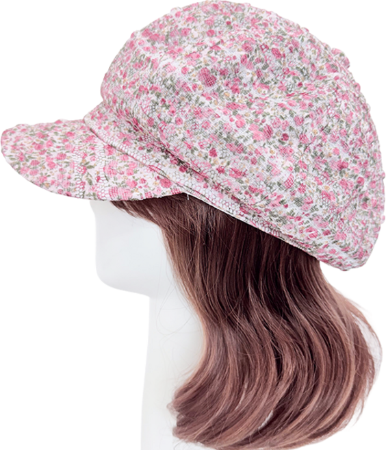 엄마짱 MHS_8746_엠보레이스 망사 베레모빵떡 캡모자 / 5060 중년여성 엄마모자 어버이날선물 여친생일 여성탈모 꾸안꾸 햇빛가리개 자외선차단 인생네컷 여성벙거지 할머니선물