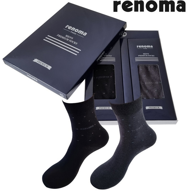 레노마 양말선물세트 설명절 답례품 선물용 남성 여성 정장 양말세트 5종