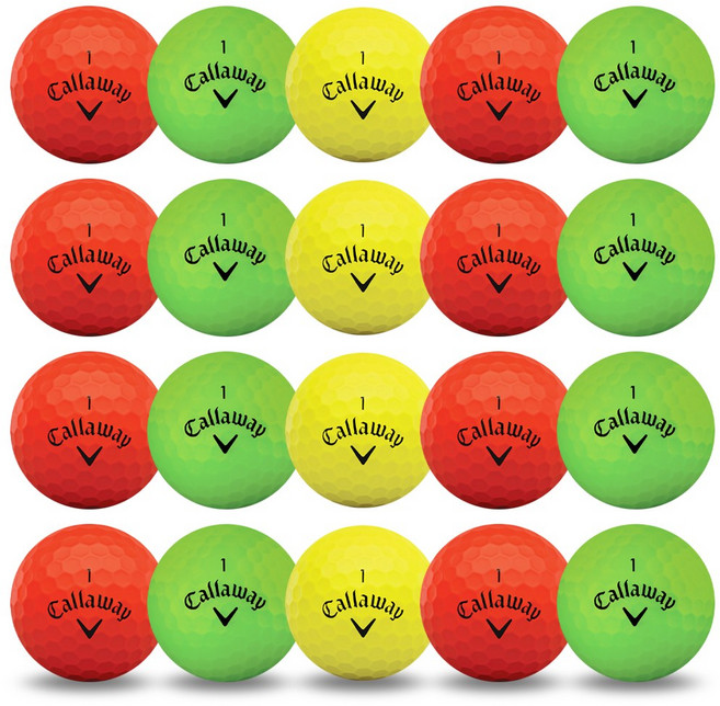 아토스포츠 캘러웨이 컬러 A+등급 로스트볼, 20개, 1개
