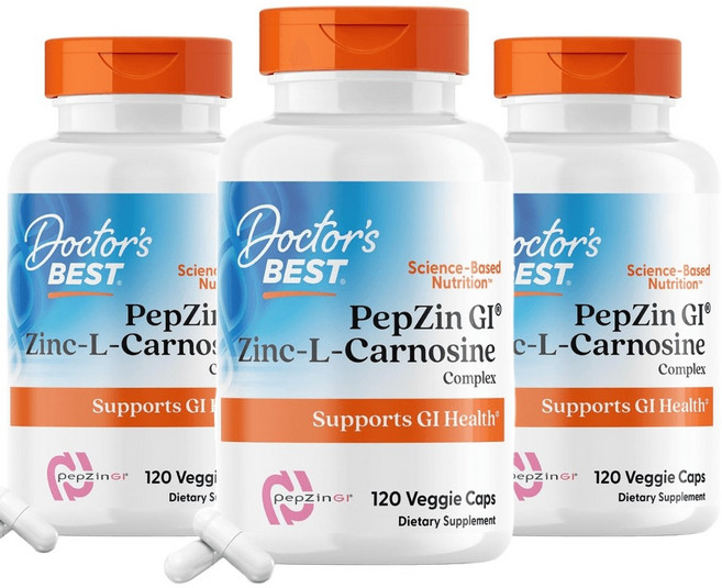 닥터스베스트 펩진 아연 L카르노신 120캡슐 3개, 120정