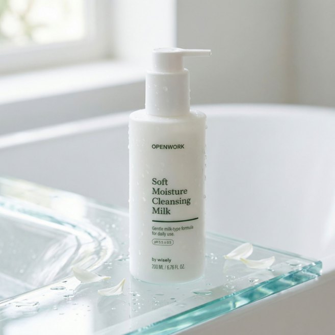 와이즐리 소프트 모이스처 클렌징 밀크, 2개, 200ml