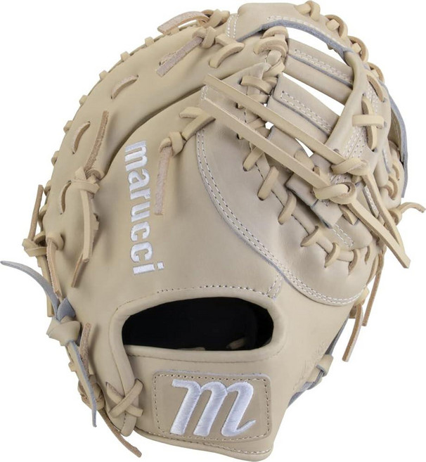MARUCCI Ascension 야구 글러브 시리즈 225C1 32.50 CM 솔리드 웹 오른손 투구 127583, 82.5cm(32.5인치) - 카멜/화이트