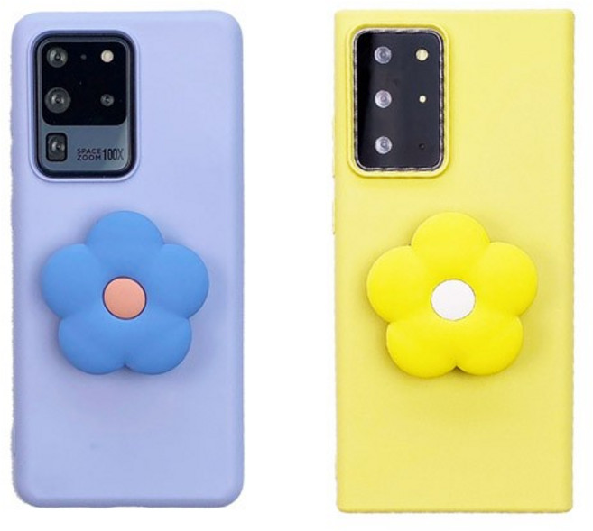 [갤럭시S/노트]블라썸 폰톡 일체형 컬러케이스 S25 울트라 S24 FE S23 플러스 노트20 노트10