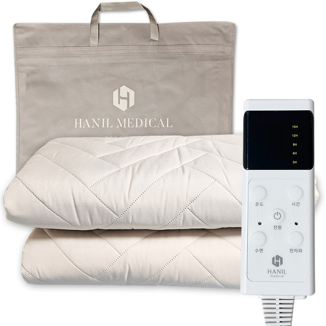 한일의료기 전기요 프리미엄형 전자파없는 탄소 카본 전기매트 전기장판 아미즈, 2인용 더블(150X200cm)
