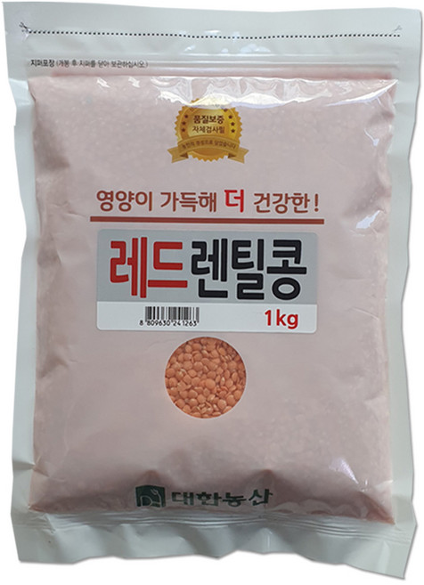 대한농산 레드렌틸콩 1kg 렌틸콩, 1개