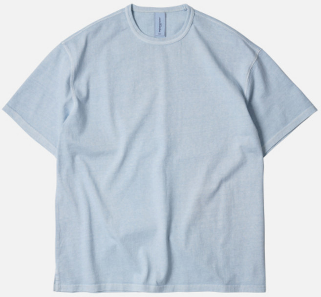 [프리즘웍스] OG [피그먼트] DYEING HALF TEE _ ICE