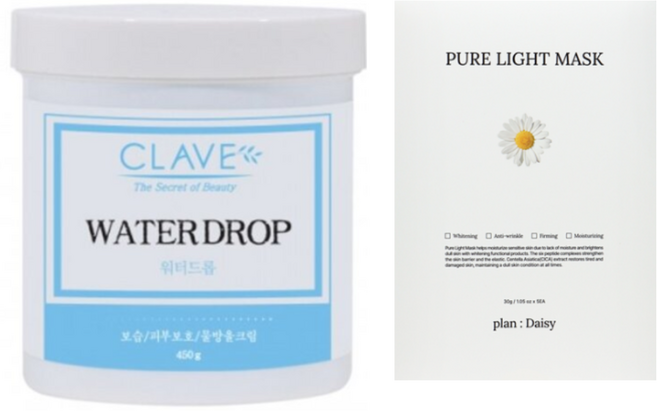 끌라베 워터드롭 보습 피부보호 물방울크림 + 플랜데이지 마스크팩 5장, 450g, 1개