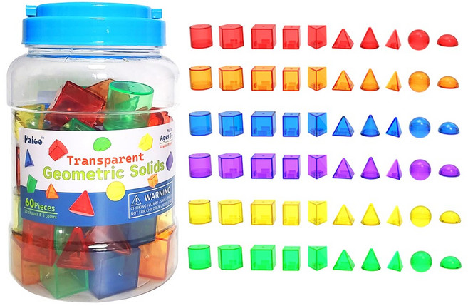 키즈브릭스 60가지 입체도형 블록, 1개