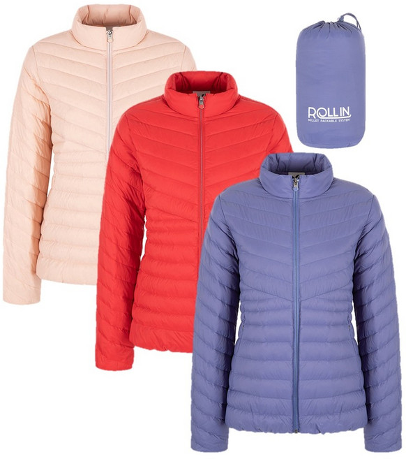 패딩주머니포함 밀레 MILLET 가볍고 따뜻한 여자경량패딩 등산점퍼 간절기패딩