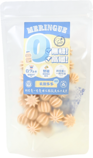 煮客 乳酸多多無糖馬林糖 低卡高鈣點心, 10g, 1個