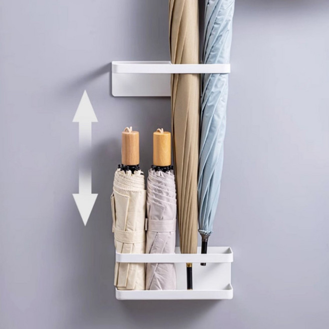 현관 자석우산꽂이 우산걸이 거치대 공간활용 정리용품, 블랙(BLACK), 1개