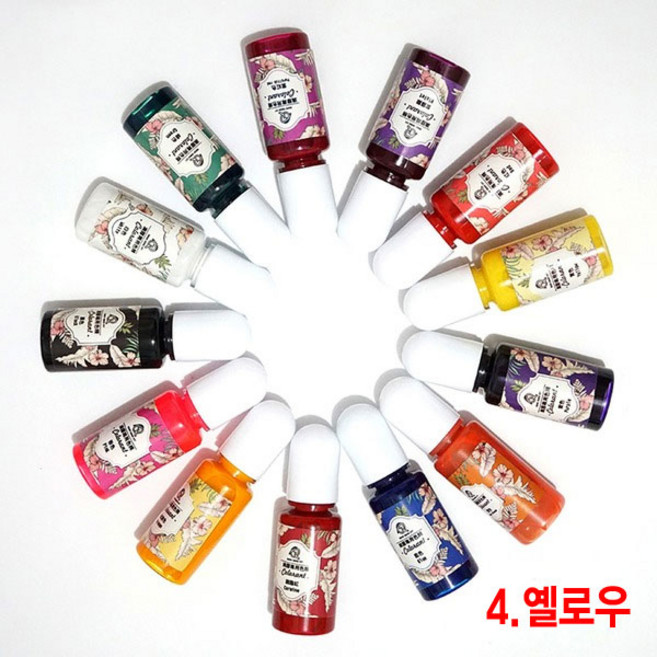와이지알씨 미라클 레진 조색제 물감 안료 10g 모음 UV 레진공예, 04.레진 조색제 옐로우 10g, 1개