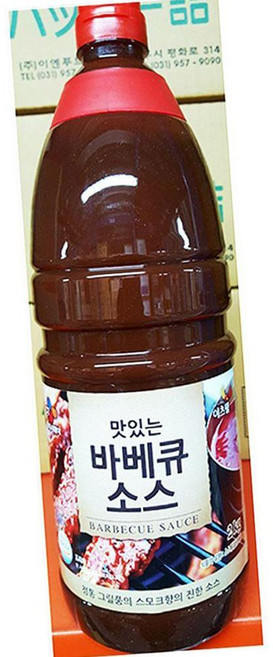이츠웰 바베큐 소스 2K 6병 양념, 6개, 2kg