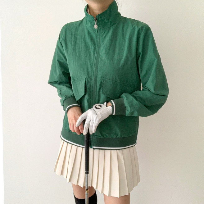 [순이야] J.여성 국내제작 골프 투포켓 시보리 바람막이