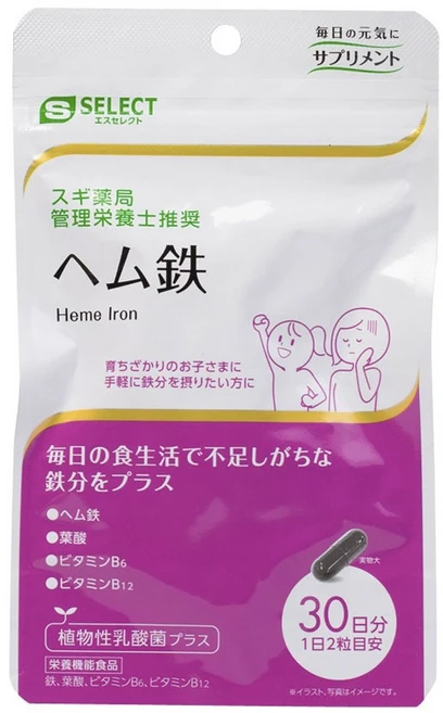 에스셀렉트 헴철 캡슐, 1개, 60캡슐 - 쿠팡