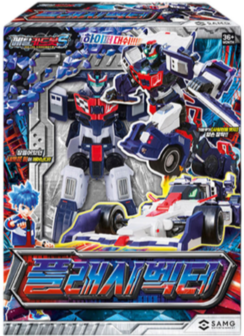 메탈카드봇 S 플래시벡터 변신로보트, COLOR MIX, 3개